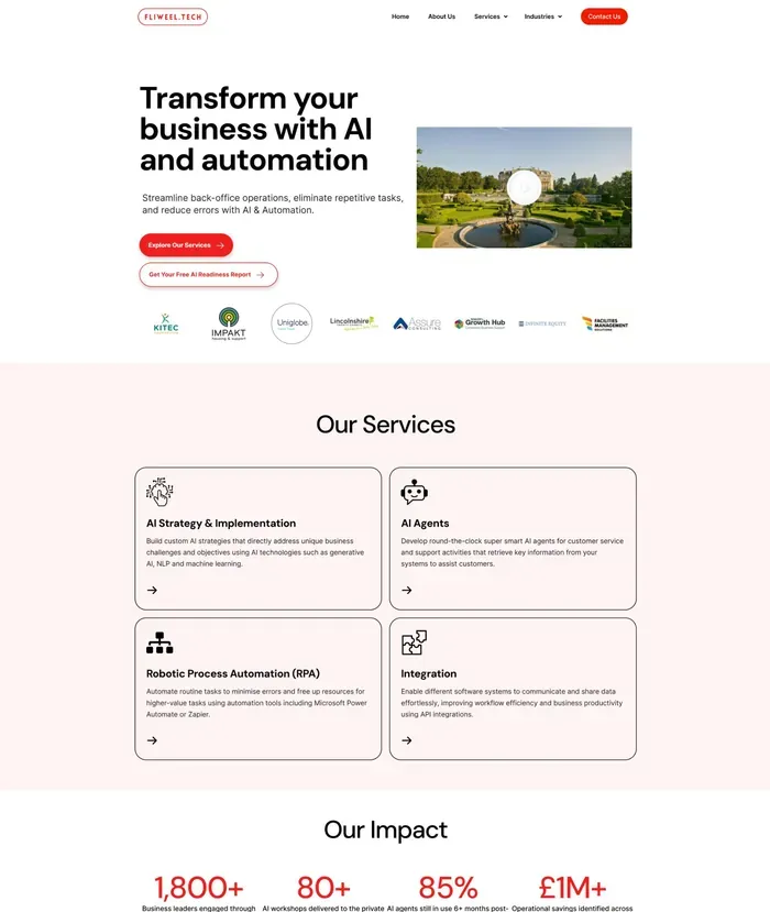 Fliweel.tech website screenshot