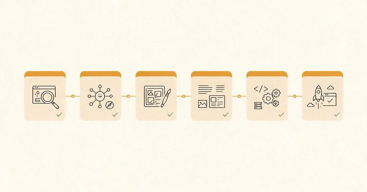 The small business website redesign process, from audit and strategy through launch